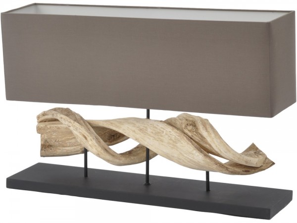 Driftwood Table Lamp With Shade 