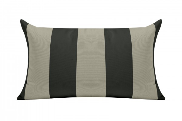Anthracite Cabana Outdoor Cushion & Pad - 50x30cm