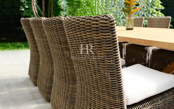 Barcelona Luxury Bespoke Outdoor Armless Dining Chair