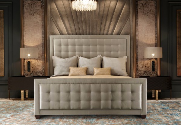 Pimlico Upholstered Panel Bed