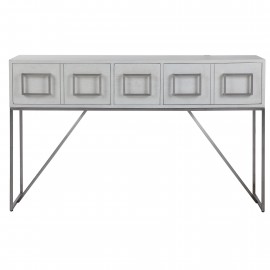 Abaya White Console Table - Uttermost Collection