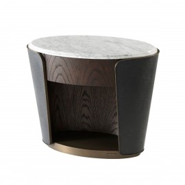Amour Oval Bedside Table - Steve Leung Collection