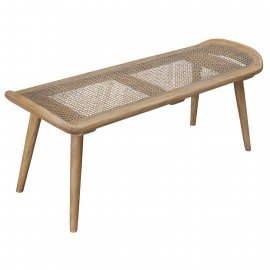 Arne Woven Rattan Bench - Uttermost Collection