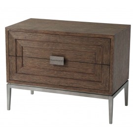 Bedside Chest Genevra in Charteris Finish - Isola Collection