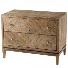 Bedside Table Thaxton in Echo Oak - Echoes Collection