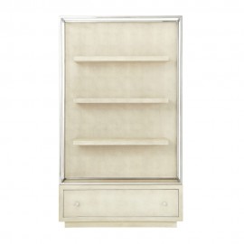 Bookcase Wesson in Overcast Shagreen - TA Studio Raia Collection