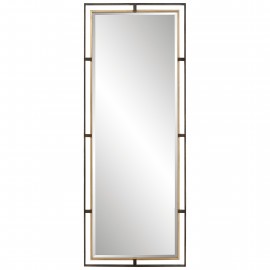 Carrizo Tall Bronze & Gold Mirror - Uttermost Collection