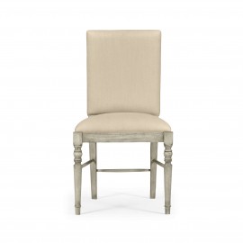 Casual Upholstered Dining Side Chair in Mazo - Rustic Grey - JC Edited - Casually Country
