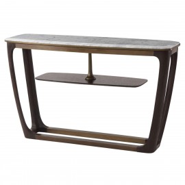 Converge Marble Console Table in Cigar Club - Steve Leung Collection