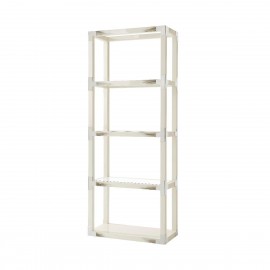 Cutting Edge Shelving Unit in White - Vanucci Eclectics Collection