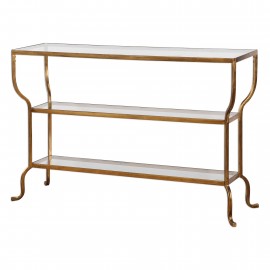 Deline Gold Console Table - Uttermost Collection