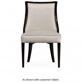 Dining Chair Smoked Grey Eucalyptus in COM - JC Modern - Eclectic