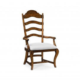 Dining Chair with Arm in Rustic Walnut - COM - JC Edited - Artisan