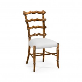 Dining Chair Yoke Ladderback in Walnut - COM - JC Edited - Huntingdon