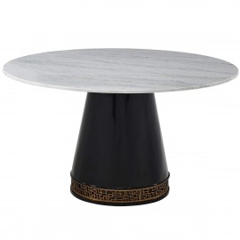 Dining Table Westcott in Bianco Marble - TA Studio Frenzy Collection