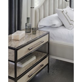 Dual Impressions Bedside Table - Classic Collection
