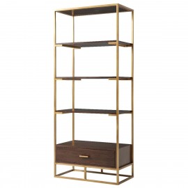 Etagere Fisher in Brass - TA Studio No.4 Collection