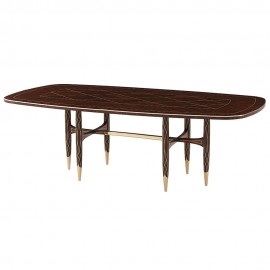 Grace Rounded Rectangular Dining Table - Grace Collection