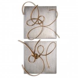 Harmony Metal Wall Art, S/2 - Uttermost Collection