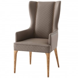 Hastings Dining Armchair in Leather - Oasis Collection