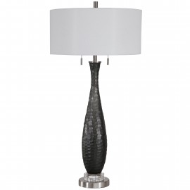 Jothan Frosted Black Table Lamp - Uttermost Collection
