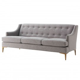 Large Sofa Elaine in Pewter - TA Studio Upholstery Collection