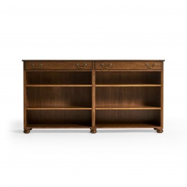 Low Double Bookcase Rural - JC Edited - Huntingdon