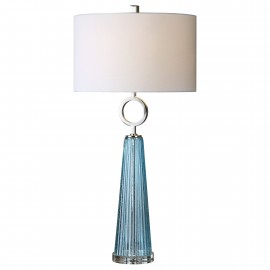 Navier Blue Glass Table Lamp - Uttermost Collection