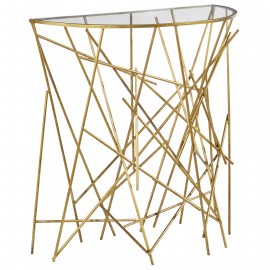 Philosopher Gold Console Table - Uttermost Collection