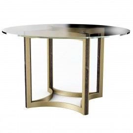 ReMix Glass Top Table 122cm - Modern Remix Collection
