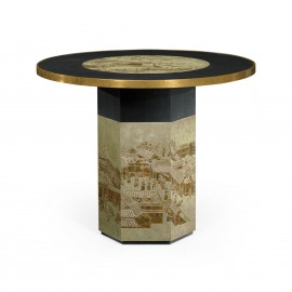 Round Centre Table Chinoiserie Style - JC Modern - Fusion