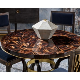 Round Centre Table Lustre - JC Modern - Ebony