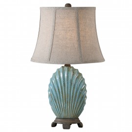 Seashell Blue Buffet Lamp - Uttermost Collection
