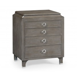 Small Chest of Drawers Doha in Oak - Pewter - JC Modern - Corniche