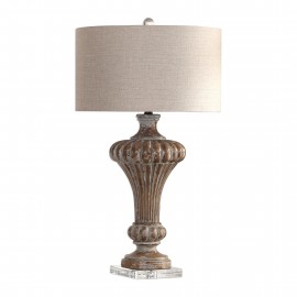 Treneece Aged Pecan Lamp - Uttermost Collection