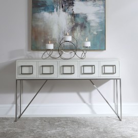 Abaya White Console Table - Uttermost Collection