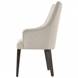 Adele Dining Chair with Arms in Kendal Linen - TA Studio No.2 Collection