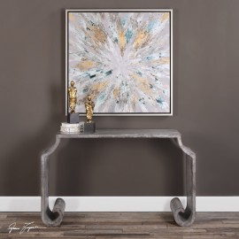 Agathon Stone Gray Console Table - Uttermost Collection