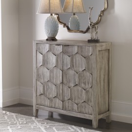 Catori Smoked Ivory Console Cabinet - Uttermost Collection