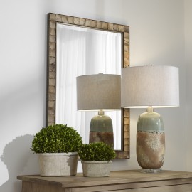 Cocos Coconut Shell Mirror - Uttermost Collection
