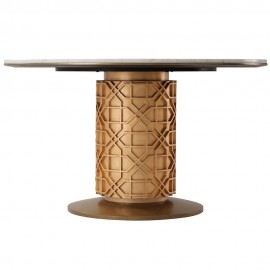 Colter Small Round Dining Table in Marble - Oasis Collection