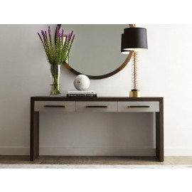 Console Table Isher 3 Drawer in Cardamon - TA STUDIO NO.1 Collection