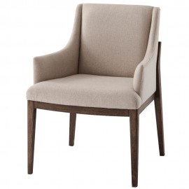 Dining Armchair Valeria Charteris Finish in COM - Isola Collection
