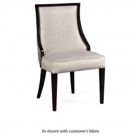 Dining Chair Smoked Grey Eucalyptus in COM - JC Modern - Eclectic