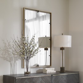 Egon Gold Wall Mirror - Uttermost Collection