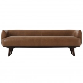 Enfold 3 Seater Sofa in Leather - Steve Leung Collection