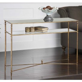 Henzler Mirrored Glass Console Table - Uttermost Collection