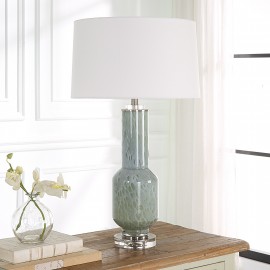Imperia Aqua Gray Table Lamp - Uttermost Collection