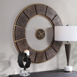 Kerensa Wooden Wall Clock - Uttermost Collection