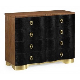 Large Chest of Drawers in Faux Croc Skin - JC Modern - Eclectic
